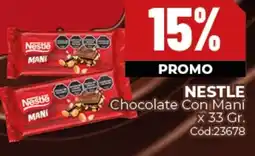 Diarco Nestlé chocolate con mani oferta