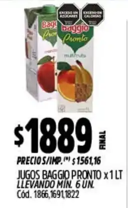 Supermercados Yaguar Baggio pronto multiruta oferta