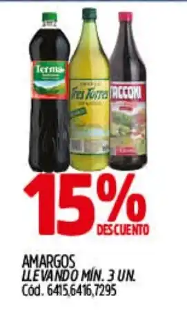 Supermercados Yaguar Terma amargos oferta