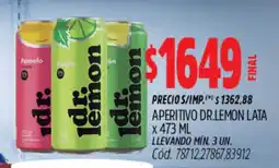 Supermercados Yaguar Dr. lemon aperitivo oferta