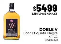 Diarco Doble v licor etiqueta negra oferta
