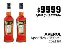 Diarco Aperol aperitivo oferta