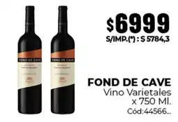 Diarco Fond de cave vino varietales oferta