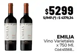 Diarco Emilia vino varietales oferta