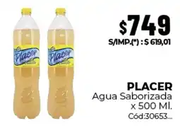 Diarco Placer agua saborizada oferta