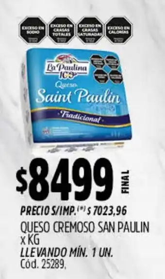 La paulina queso saint paulin tradicional