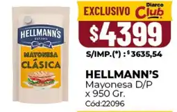 Diarco Hellmann's mayonesa d/p oferta