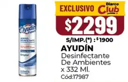 Diarco Ayudín desinfectante de ambientes oferta