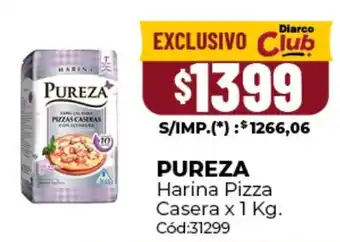 Diarco Pureza harina pizza casera oferta