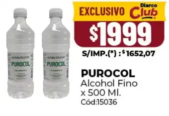Diarco Purocol alcohol fino oferta