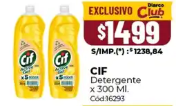 Diarco Cif detergente oferta