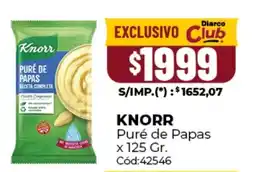 Diarco Knorr puré de papas oferta