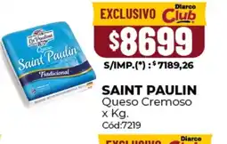 Diarco La paulina queso cremoso oferta