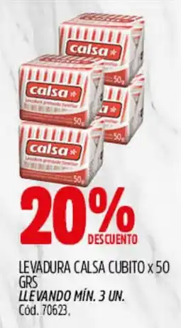 Supermercados Yaguar Calsa levadura cubito oferta