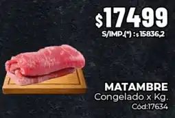 Diarco Matambre congelado oferta