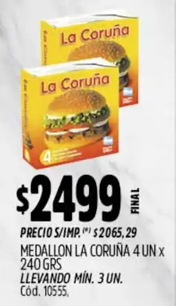 Supermercados Yaguar La coruña medallon oferta