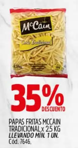 Supermercados Yaguar McCain papas fritas tradicional oferta