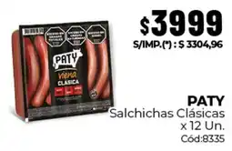 Diarco Paty salchichas clásicas oferta