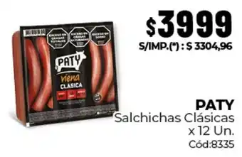 Diarco Paty salchichas clásicas oferta