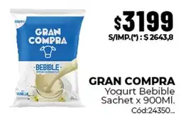 Diarco Gran compra yogurt bebible oferta