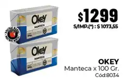 Diarco Okey manteca oferta