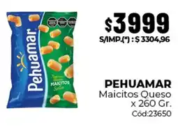 Diarco Pehuamar maicitos queso oferta