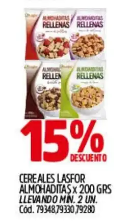 Supermercados Yaguar Cereales lasfor almohaditas oferta