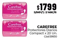 Diarco Carefree protectores diarios compact oferta