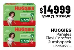 Diarco Huggies pañales flexi comfort jumbopack oferta