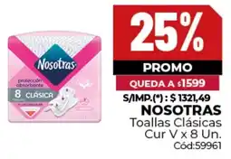 Diarco Nosotras toallas clásicas oferta
