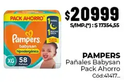 Diarco Pampers pañales babysan oferta