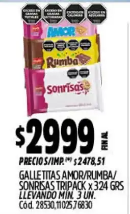 Supermercados Yaguar Amor rumba sonrisas galletitas oferta