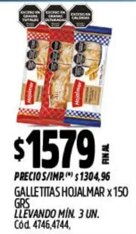 Supermercados Yaguar Hojalmar galletitas oferta