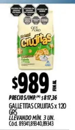 Supermercados Yaguar Crujitas galletitas oferta