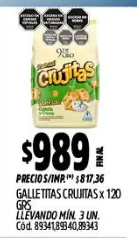 Supermercados Yaguar Crujitas galletitas oferta