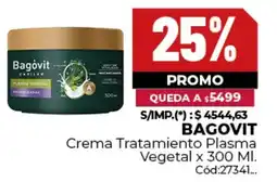 Diarco Bagovit crema tratamiento plasma vegetal oferta