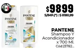 Diarco Pantene shampoo y acondicionador oferta