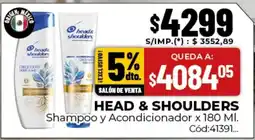 Diarco Head & Shoulders Shampoo y Acondicionador oferta