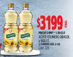 Supermercados Yaguar Cocinero aceite cocinero girasol oferta