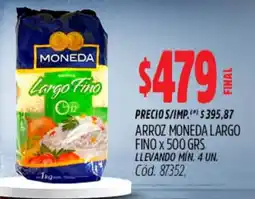 Supermercados Yaguar Moneda arroz largo fino oferta