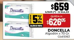 Diarco Doncella algodón oferta