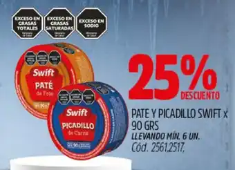 Supermercados Yaguar Swift pate y picadillo oferta