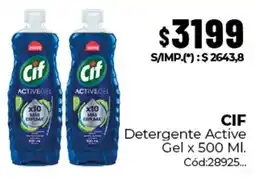 Diarco Cif detergente active gel oferta