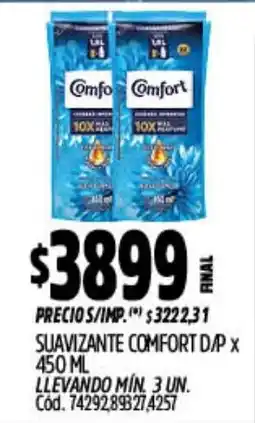 Supermercados Yaguar Comfort suavizante d/p oferta