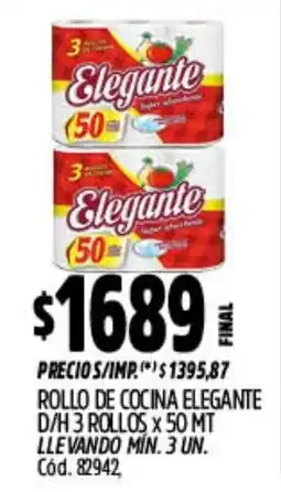 Supermercados Yaguar Elegante rollo de cocina oferta