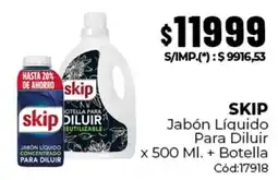 Diarco Skip jabón líquido para diluir oferta