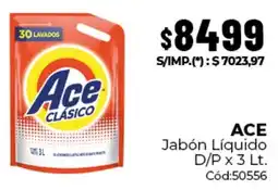 Diarco Ace jabón líquido oferta