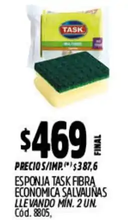 Supermercados Yaguar Task esponja fibra economica salvaunas oferta