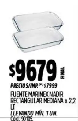 Supermercados Yaguar Fuentemarinex nadir rectangular mediana oferta