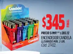 Supermercados Yaguar Candela encendedor oferta